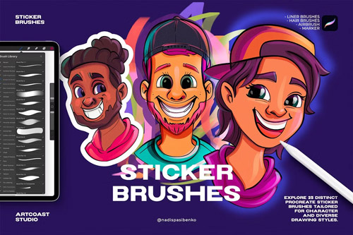 Procreate Sticker Brushes